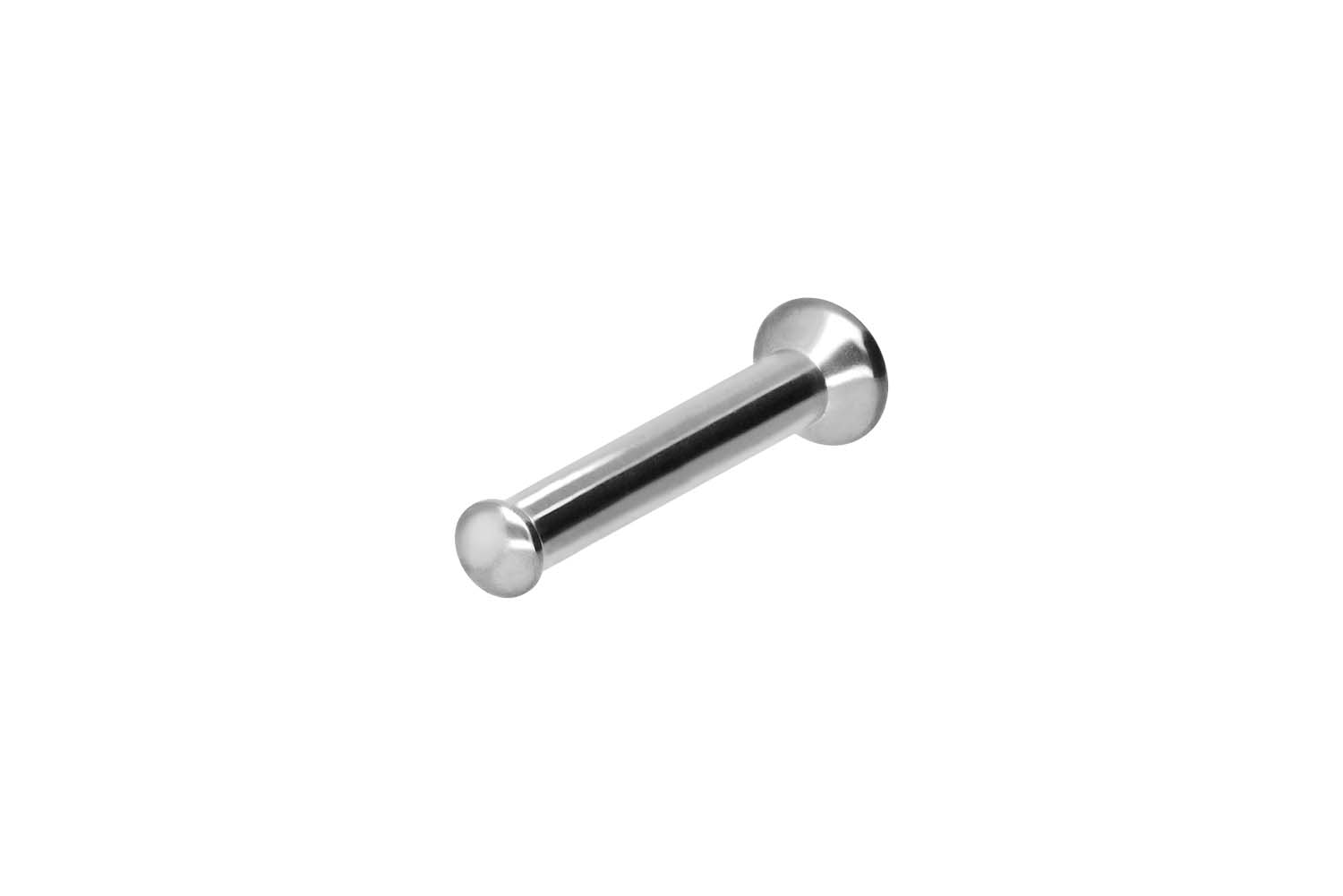 Chirurgenstahl Triple Piercing Mini Labret mit Innengewinde FLAT-DISC